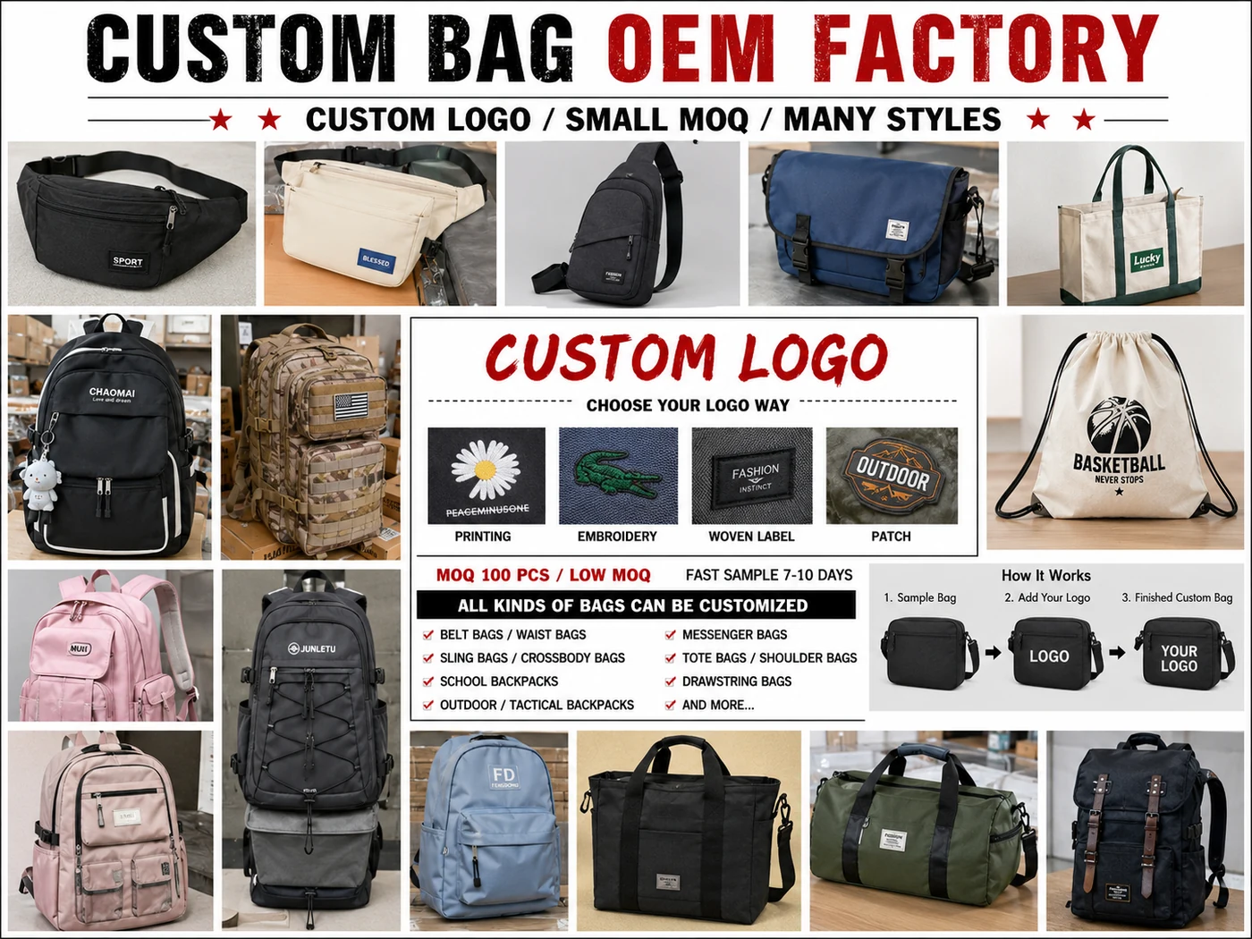 Custom logo options